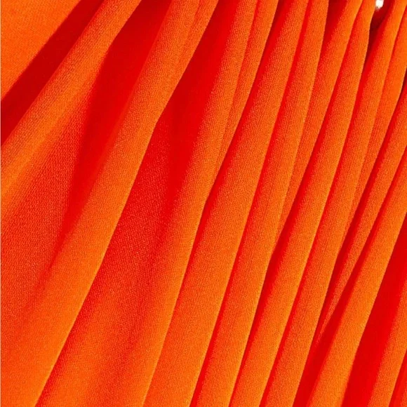 Stella McCartney Silk Dress Gown orange vibes Oscar - Picture 6 of 7